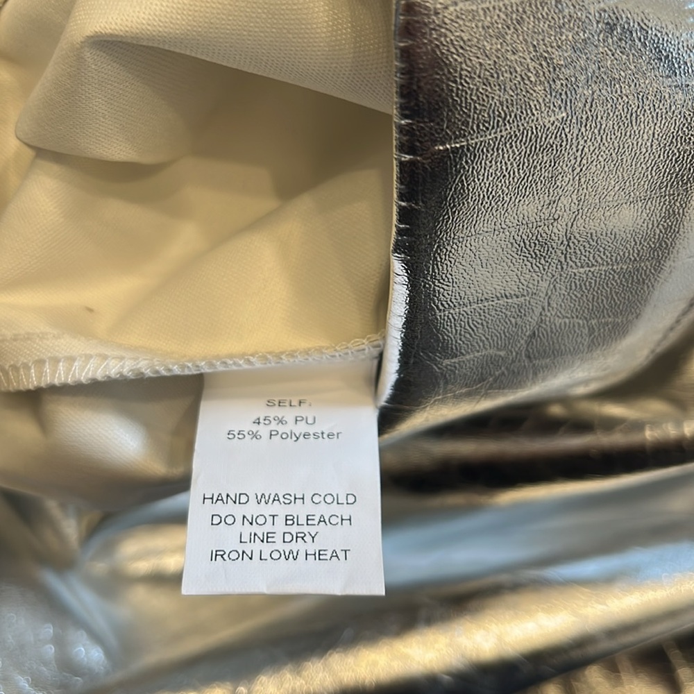 Rebdolls Metallic Mini Skirt - Picture 7 of 7